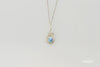 Blue Pearl Fern Frond Pendant