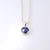 sterling silver pendant with plain bail and Eyris blue pearl