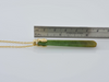 Greenstone Pendants on Eternity Twist Bail