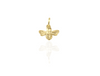 bee charm in gold