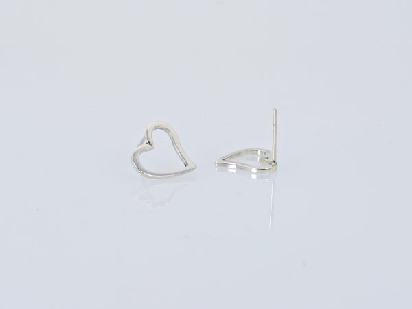 Love Heart Stud Earrings