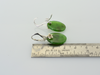Greenstone Flower Drop Earrings