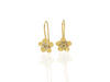 9ct gold manuka drop earrings