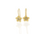 9ct gold manuka drop earrings