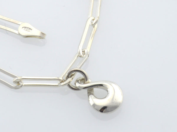 Paperclip Bracelets with Koru/ Twist Charm