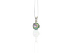 blue pearl pendant koru bail