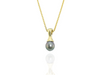 black pearl pendant huahine gold