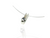 silver black pearl pendant- manihiki