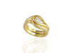 18ct gold San Jose with a fitted wedding band to match