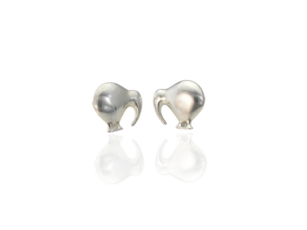 kiwi bird stud earrings