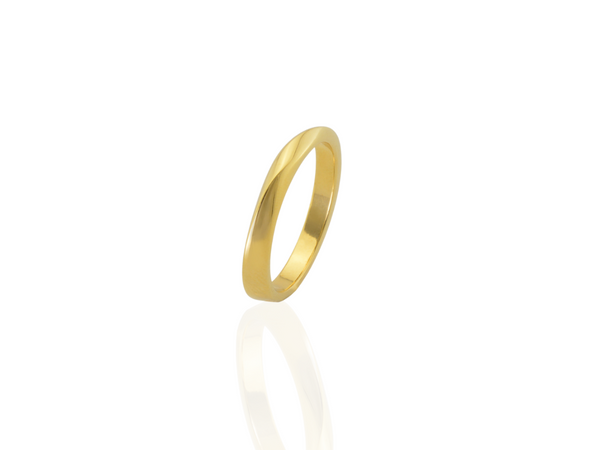 gold mobius band ring 6