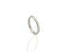 mobius wedding band in silver