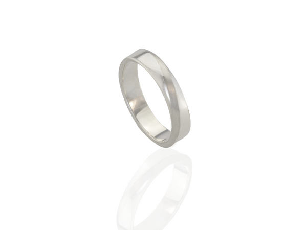 Mobius Ring style 7 in silver