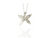 orchid pendant silver large