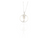 seahorse circle pendant in silver