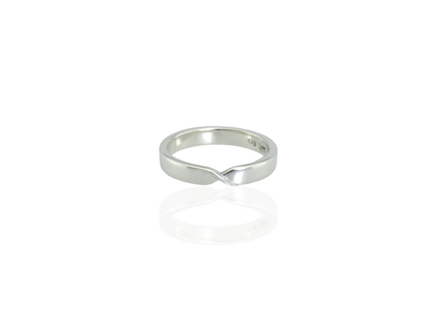 silver twist ring - budapest