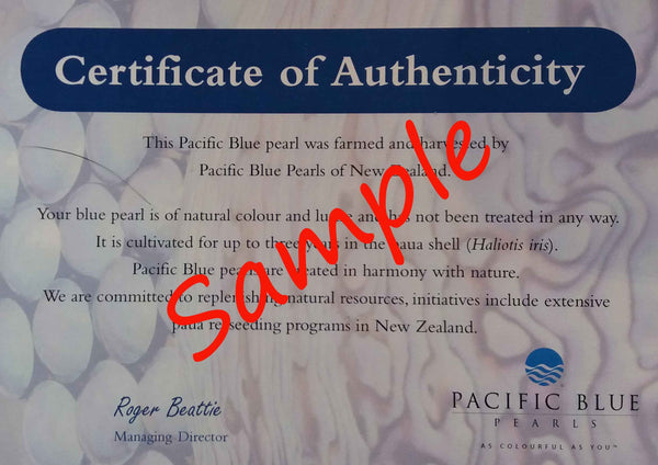 blue pearl certificate