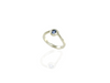 white gold sapphire ring -Milan