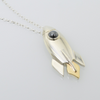 Retro Rocket Pendant