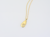 9ct gold koru pendant on chain