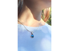 Blue Pearl Fern Pendant