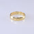 9ct rose gold domed wedding band with koru spiral engraving and 2 diamonds on either side