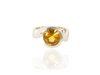 Citrine-Buff top Ring