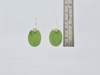 Greenstone Flower Drop Earrings