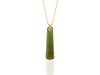 Greenstone Pendants on Eternity Twist Bail