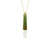 Greenstone Pendants on Eternity Twist Bail