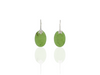 Greenstone Flower Drop Earrings