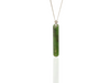 Greenstone pendant with fantail-bird motif