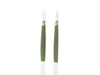 Greenstone Circle Drop Earrings