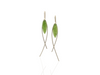 Greenstone Wire drop earrings