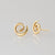 9ct yellow gold stud earrings with Diamond in the centre