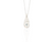 Koru drop pendant with Blue Topaz