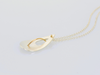 Silver-Gold-Drop-pendant