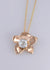 9ct rose gold pendant flower orchid with keshi white pearl form cook islands