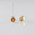 Sterling silver and yellow Citrine drop earrings