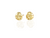 gold ladybird stud earrings