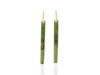 Gold Greenstone Drop Earrings
