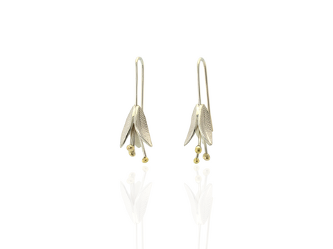 earrings - buds with stamens