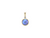 Blue Pearl & Diamond Gold Pendant