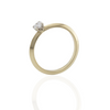 Soliaire engagement ring in 9ct yellow gold