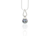 Black Pearl Teardrop Pendant - Atiu