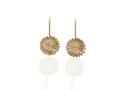 Gold daisy earrings