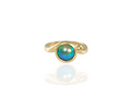Blue pearl ring
