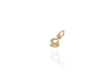 9ct gold twist charm with diamond