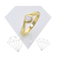 Lab created diamond ring