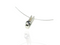 silver black pearl pendant  - manihiki